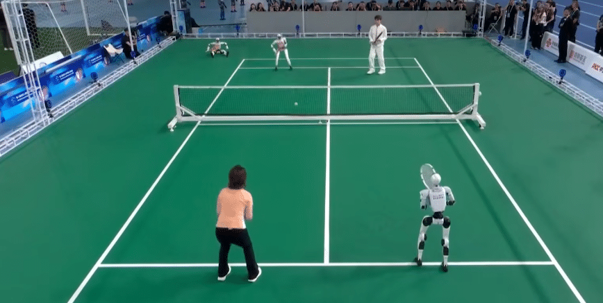 zheng jie humanoid robot match